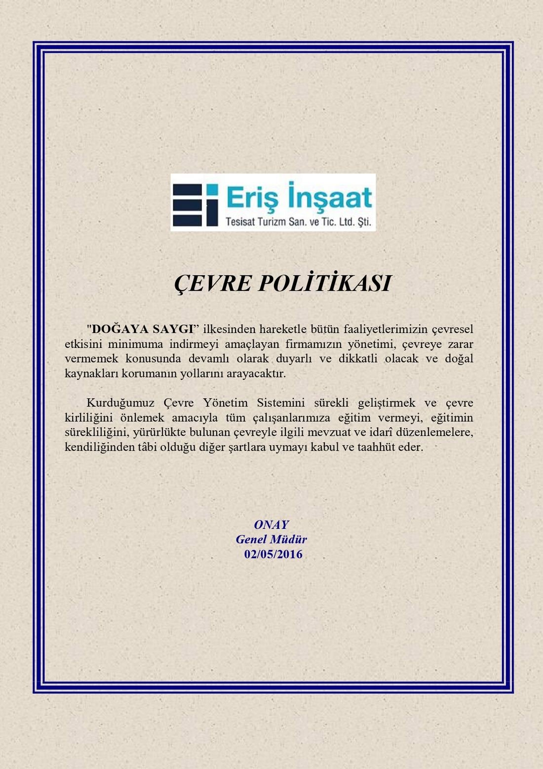 Çevre Politikası (TR)