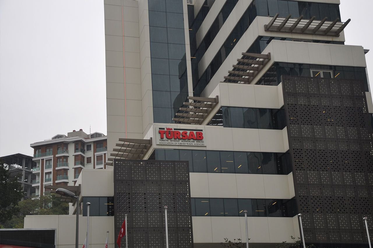 Perforasyonlu cephesiyle TÜRSAB Genel Merkez Binası